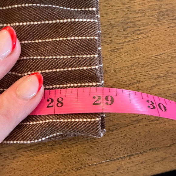 BRAND NEW- Free People Brown Striped Women's Pants - Picture 12 of 12